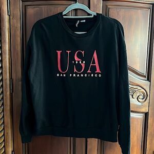 Black USA sweatshirt - size L